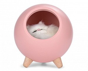 Светильник настольный "Котик в домике"