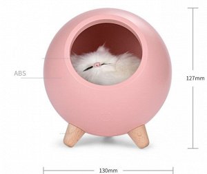 Светильник настольный "Котик в домике"
