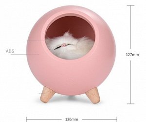 Светильник настольный "Котик в домике"