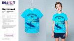 Футболка(Фуфайка) детская для мальчиков Mentawai синий