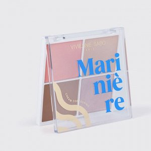VIVIENNE SABO Палетка кремовая д/скульптурирования лица Mariniere 01, бежевый/кораловый  NEW