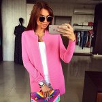 Кардиган розовый