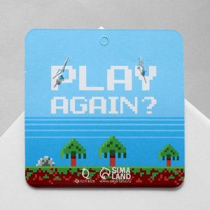 Серьги акриловые «Джойстики» GAME OVER, цветные в серебре