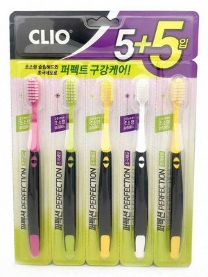 Зубная щетка набор 10шт Perfection Toothbrush, Clio