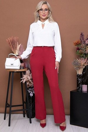 Брюки 5123 Брюки из костюмной ткани.
50% вискоза,45% п/э,5% лайкра