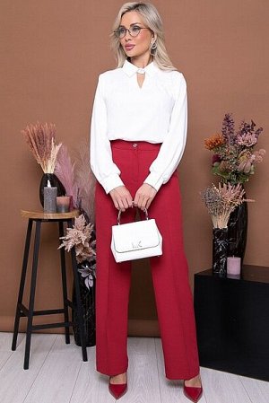 Брюки 5123 Брюки из костюмной ткани.
50% вискоза,45% п/э,5% лайкра