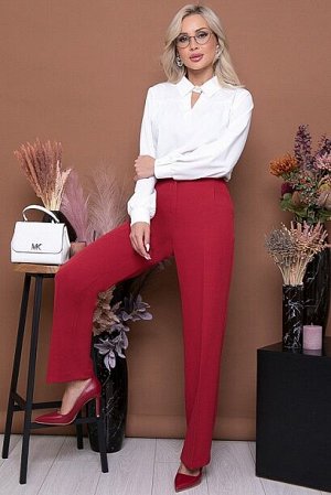 Брюки 5123 Брюки из костюмной ткани.
50% вискоза,45% п/э,5% лайкра
