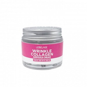 Ампульный крем для лица с Коллагеном, LEBELAGE Ampule Cream Wrinkle Collagen, 70 мл