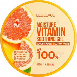 Увлажняющий гель для кожи с витаминами Lebelage Moisture Vitamin Soothing Gel 100%, 300 мл