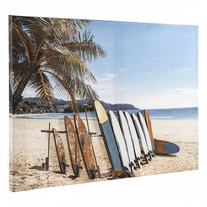 Bergenson Bjorn Панно декоративное с эффектом 3D Surf, Beach, 70х50 см