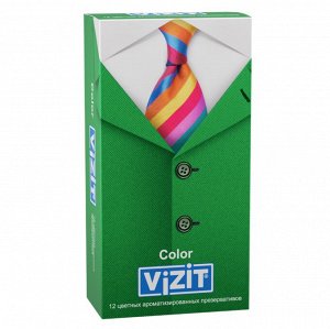 Презервативы VIZIT N12 Color Цветные ароматизированные (Richter)