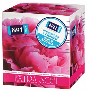 Bella Платочки косметич 2-хслойн EXTRA SOFT N1 A80 ПИОНИЯ