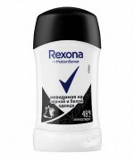 REXONA жен. Дез.-стик Невидимый на Черном и Белом 40мл