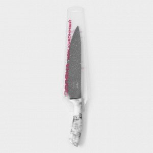Нож кухонный - шеф Доляна «Мрамор», лезвие 20 см
