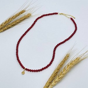Бусы из Сердолика с подвеской