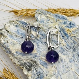 Серьги с Аметистом