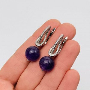Серьги с Аметистом