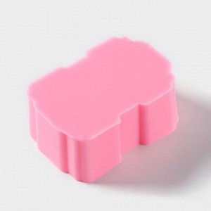 Силиконовый молд Доляна «Машинка», 9,9x6,6x3,9 см, цвет розовый