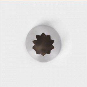Насадка кондитерская KONFINETTA «Открытая звезда», d=3,4 см, выход 2 см, нержавеющая сталь
