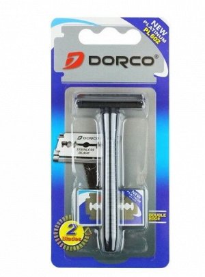 DORCO станок классический в блистере + (2 лезвия Platinum)