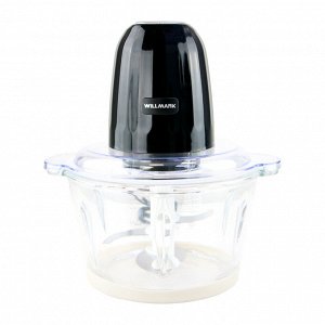Измельчитель WILLMARK WMC-7088 (500Вт., стекл. чаша 2л., двойн. лезвия., рез. основание)