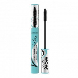 EVELINE 7707 - Тушь для ресниц Viva Curled Lashes! удлинение и подкручивание, 10мл черная #