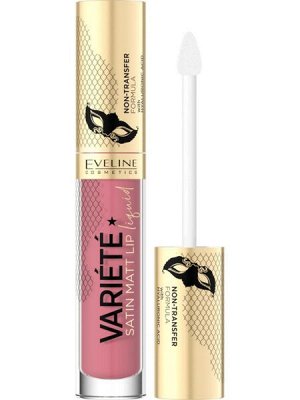 EVELINE 7323 - Г/помада жидкая матовая с гиалуроновой кислотой № 13 серии Variete, пыльно-розовый #  new
