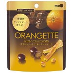 MEIJI Orangette Bitter Chocolate - конфеты из горького шоколада с апельсиновой цедрой