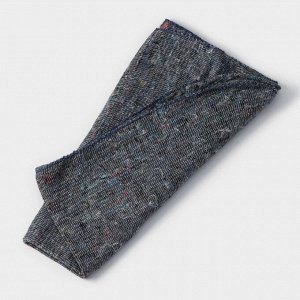 Салфетка - тряпка хозяйственная Доляна, 60x80 см, плотность 180 г/м², строчка 2,5 мм, с оверлоком, серая