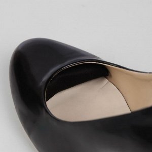 ONLITOP Вставки для уменьшения размера обуви, мягкие, пара, цвет чёрный