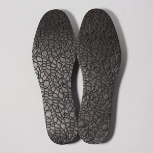 Стельки для обуви, универсальные, 36-46 р-р, 29 см, пара, цвет чёрный