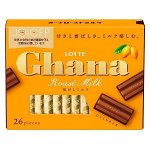 LOTTE Ghana roast milk - молочный шоколад со вкусом топленного молока