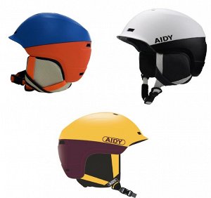 Шлем для лыж и сноуборда AIDY BJL-216 (M, Желтый-фиолетовый)