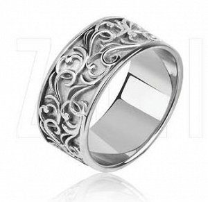 Арт. ОК-012-Р Обручальное кольцо из серебра