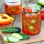 Лечо с огурцами, 500 гр.