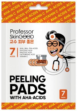 Professor SkinGOOD (325048) Пилинг-диски с кислотами и витамином C, 7 шт  new