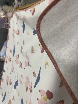 Непромокаемая трикотажная пеленка клеенка для новорожденного