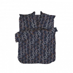 КПБ евро бязь "WENGE" Basic (70х70) рис. 60175-1 Roberto