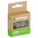 Скрепки 28мм, Berlingo &quot;Green Series&quot;, 100шт., никелированные, крафт упак., европодвес