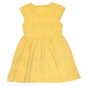 36272 Платье для девочки желтый,сиреневый