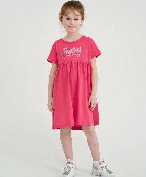 81151 Платье для девочки ярко-розовый