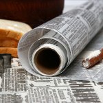 Силиконизированная бумага для выпечки &quot;&quot;Газета старая&quot; 38 х 5 м