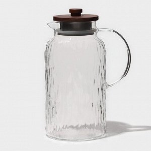 Чайник заварочный стеклянный с металлическим фильтром «Агат», 1,8 л, 12?22,5 см