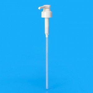 Помпа - дозатор для сиропа, белая, универсальная, (31-32мм) 10 мл