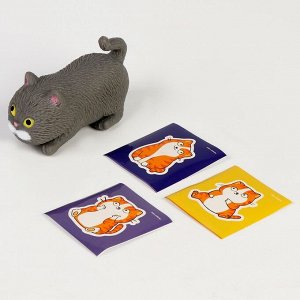 Игрушка-антистресс «Котик» с наклейками