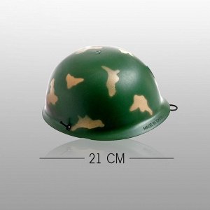 Набор военного «Отряд альфа», автомат АК-47, каска