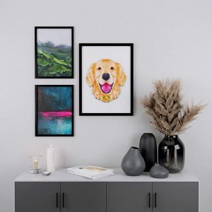 Пазл фигурный деревянный Friendly Dog, размер 22х24 см, 142 детали