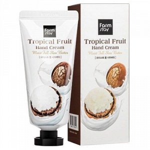 Farm Stay Крем для рук с маслом ши Tropical Fruit Hand Cream Moist Full Shea Butter, 50мл