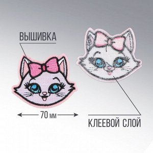 Термоаппликация "Кошка", 6 х 5 см, 1 шт