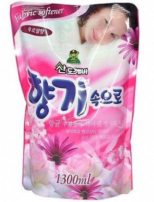 Кондиционер для белья Sandokkaebi Soft Aroma Floral цветочный 1300мл м/у Корея